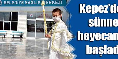 Kepez’de sünnet heyecanı başladı