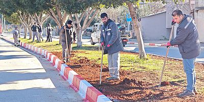 Kepez’de yeşil alanlar park ve bahçeler ekiplerine emanet