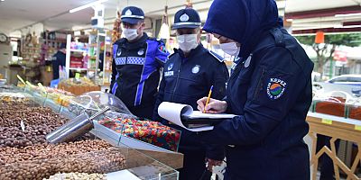 Kepez’de yılbaşı denetimi