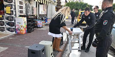 Kepez’de yol ve kaldırım işgallerine geçit yok