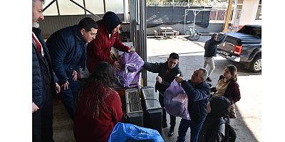 Kepez’de yürekleri ısıtan bağış