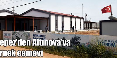 Kepez’den Altınova’ya örnek cemevi