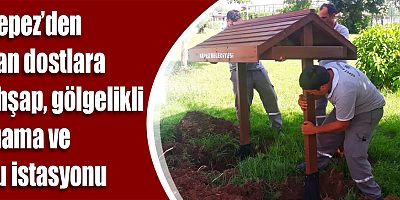 Kepez’den can dostlara ahşap