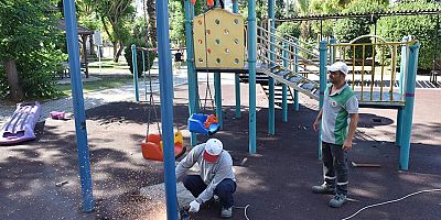 Kepez’den çocuklara güvenli oyun alanları