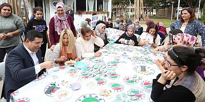 Kepez’den depremzedelere el sanatları kursu