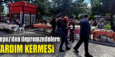 Kepez’den depremzedelere yardım kermesi