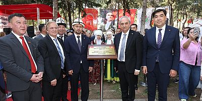 Kepez’den Dokumapark’a “Kırgız-Türk Dostluğu Simge Alanı”