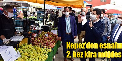 Kepez’den esnafına 2. kez kira müjdesi