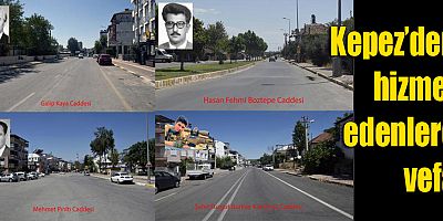 Kepez’den hizmet edenlere vefa