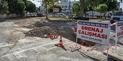 Kepez’den iki mahalleye drenaj kanalı