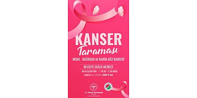 Kepez’den kanser taraması