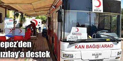 Kepez’den Kızılay’a destek