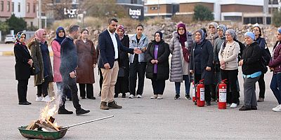 Kepez’den Kreş Personeline Yangın Güvenliği Eğitimi