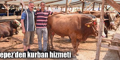 Kepez’den kurban hizmeti