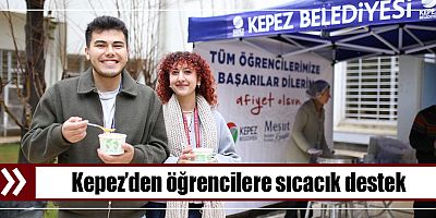 Kepez’den öğrencilere sıcacık destek