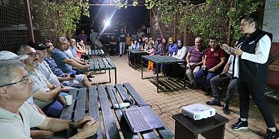 Kepez’den site sakinlerine Afet Farkındalık Eğitimi