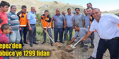 Kepez’den Söbüce’ye 1299 fidan