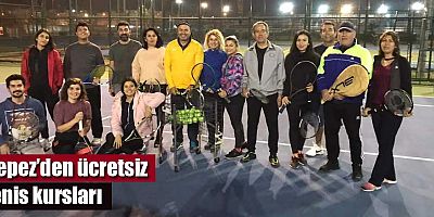 Kepez’den ücretsiz tenis kursları