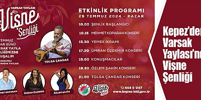 Kepez’den Varsak Yaylası’nda Vişne Şenliği