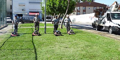 Kepez’den yeşil alanlara özenli dokunuş