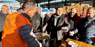 Kepez deprem bölgesinde gönülleri ısıtıyor