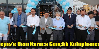 Kepez’e Cem Karaca Gençlik Kütüphanesi