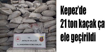 Kepez İlçesinde Jandarma Ekiplerince Kaçakçılık Operasyonu