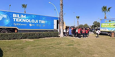 Kepez’in Bilim ve Teknoloji Tırı, Serik Bilim Festivali’nde