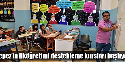 Kepez’in ilköğretimi destekleme kursları başlıyor