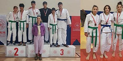 Kepez’in judocuları madalyaları topladı