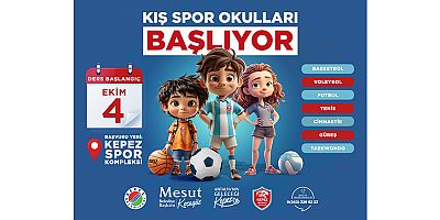 Kepez’in Kış Spor Okulları başlıyor    