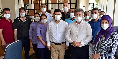 Kepez’in konukevi sağlık çalışanlarına sıcacık yuva oldu