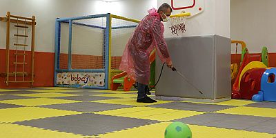 Kepez’in kreşlerinde hijyen seferberliği