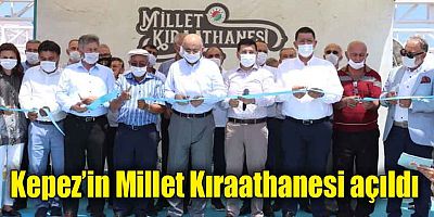 Kepez’in Millet Kıraathanesi açıldı