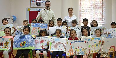 Kepez’in minik doğa kaşiflerinden renkli çalışmalar