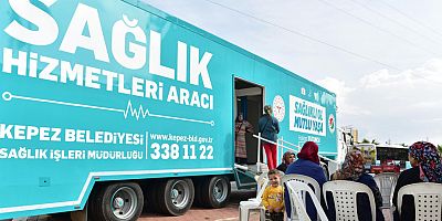 Kepez’in mobil kanser tarama TIR’ı Korkuteli’nde