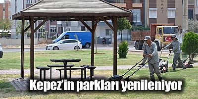 Kepez’in parkları yenileniyor
