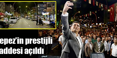 Kepez’in prestijli caddesi açıldı