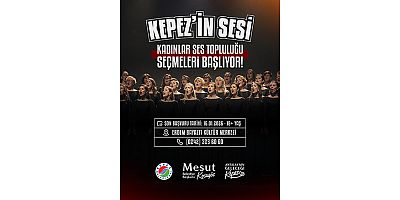 Kepez’in Sesi Kadınlar Ses Topluluğu seçmeleri başladı