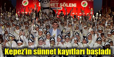 Kepez’in sünnet kayıtları başladı