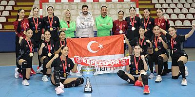 Kepez’in yıldız kızları hentbolda Türkiye şampiyonu