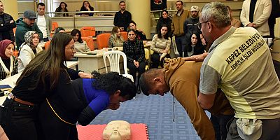 Kepez personeline sertifikalı ilk yardım eğitimi