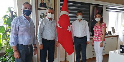 KETOB Başkanı Sarıkaya, Kemer Belediyesi'nde