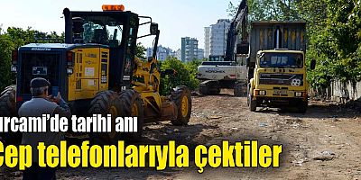 Kırcami’de tarihi anı cep telefonlarıyla çektiler