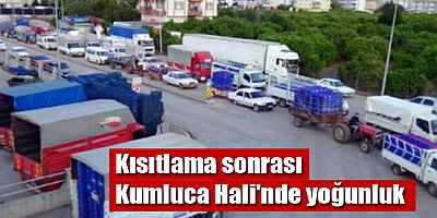 Kısıtlama sonrası halde durum