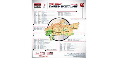 Kızılay afet bölgelerinde beslenme hizmetlerini sürdürüyor