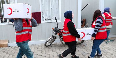 Kızılay'dan 1.2 milyon depremzedeye kış yardımı