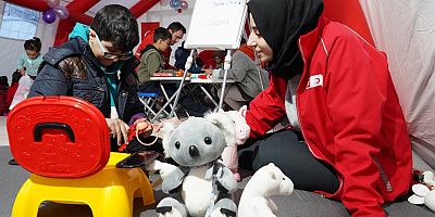 Kızılay'dan afetzedelere yönelik psikososyal destek