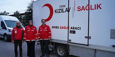 Kızılay deprem bölgesindeki sağlık hizmetlerini takviye edyor
