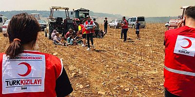 Kızılay orman yangınlarından etkilenenlere destek oluyor